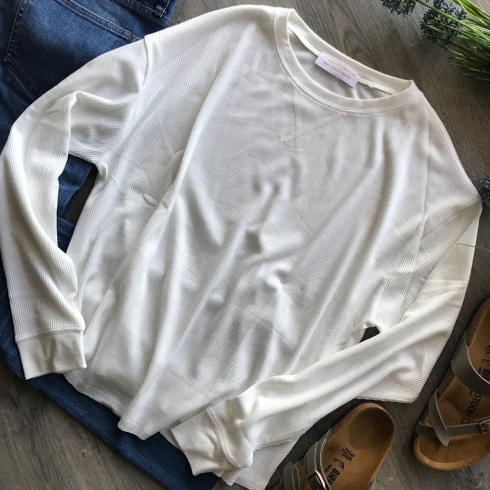 Reposh • Long Sleeve Waffle Knit Top/Tee